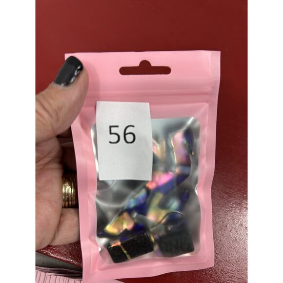 Vintage Artsy Pin Brooch & Earrings‎ Blues Abstract - Picture 9 of 9